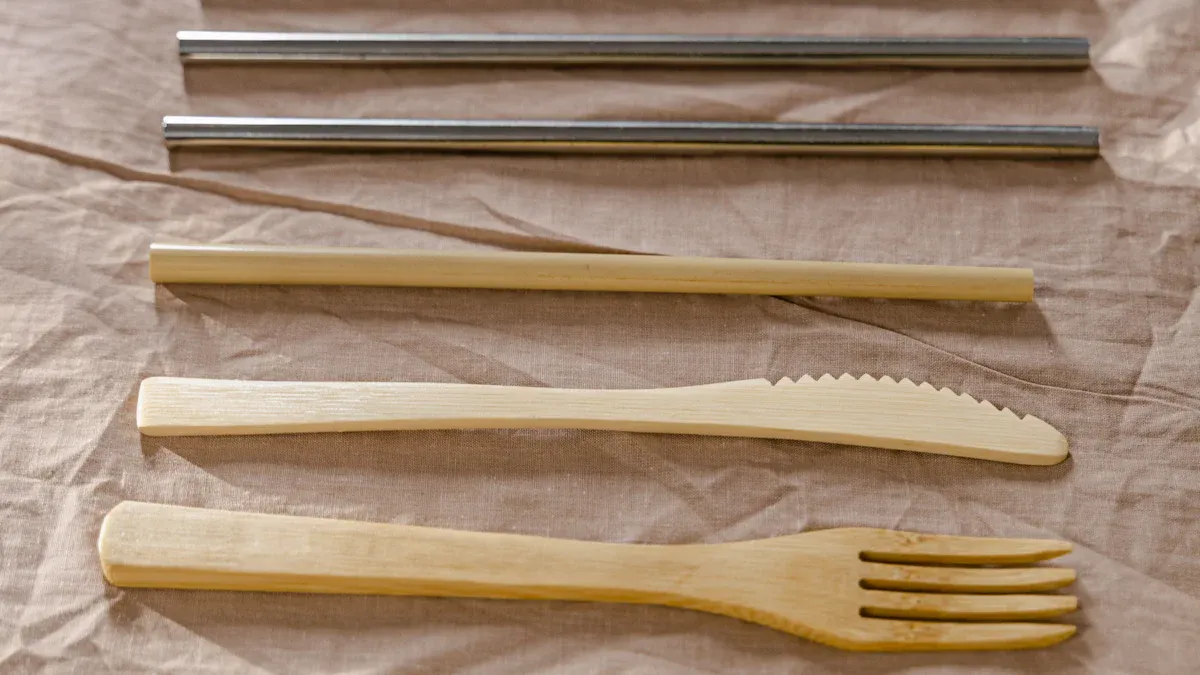 Bamboo cutlery vs. alternatives