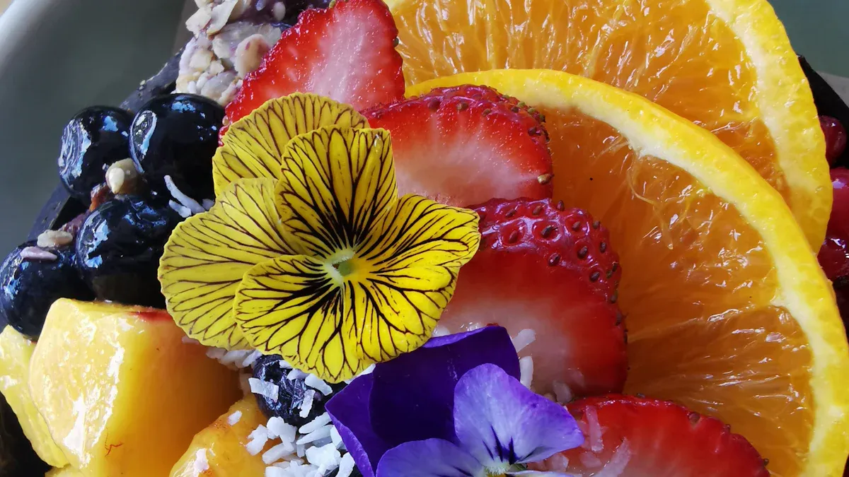 Fruit Salad Bowl Presentation