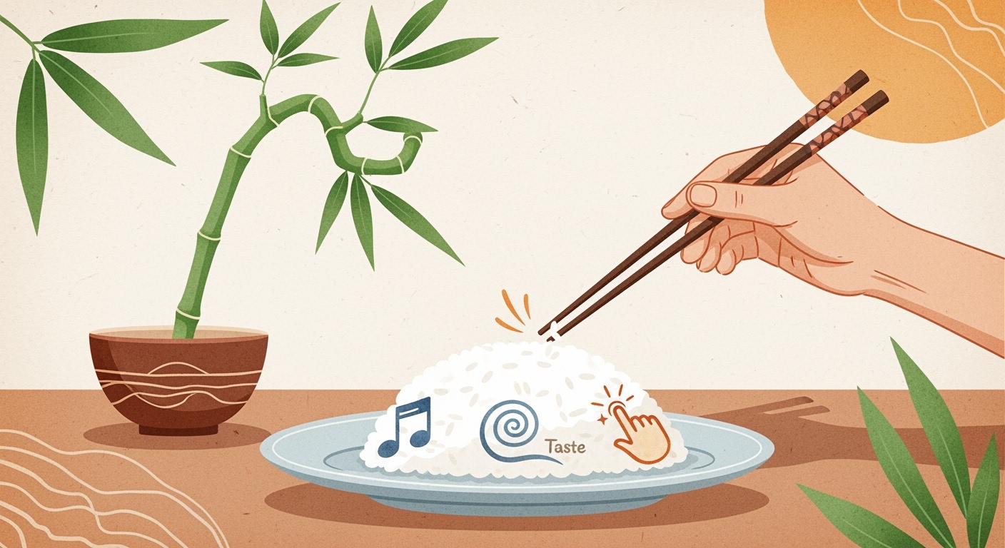 Synesthetic Dinner Bamboo Grain Transforms Every Bite