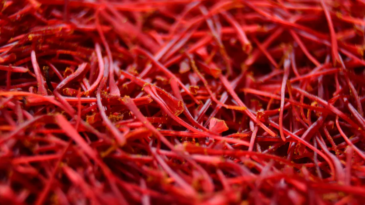 Saffron flowers