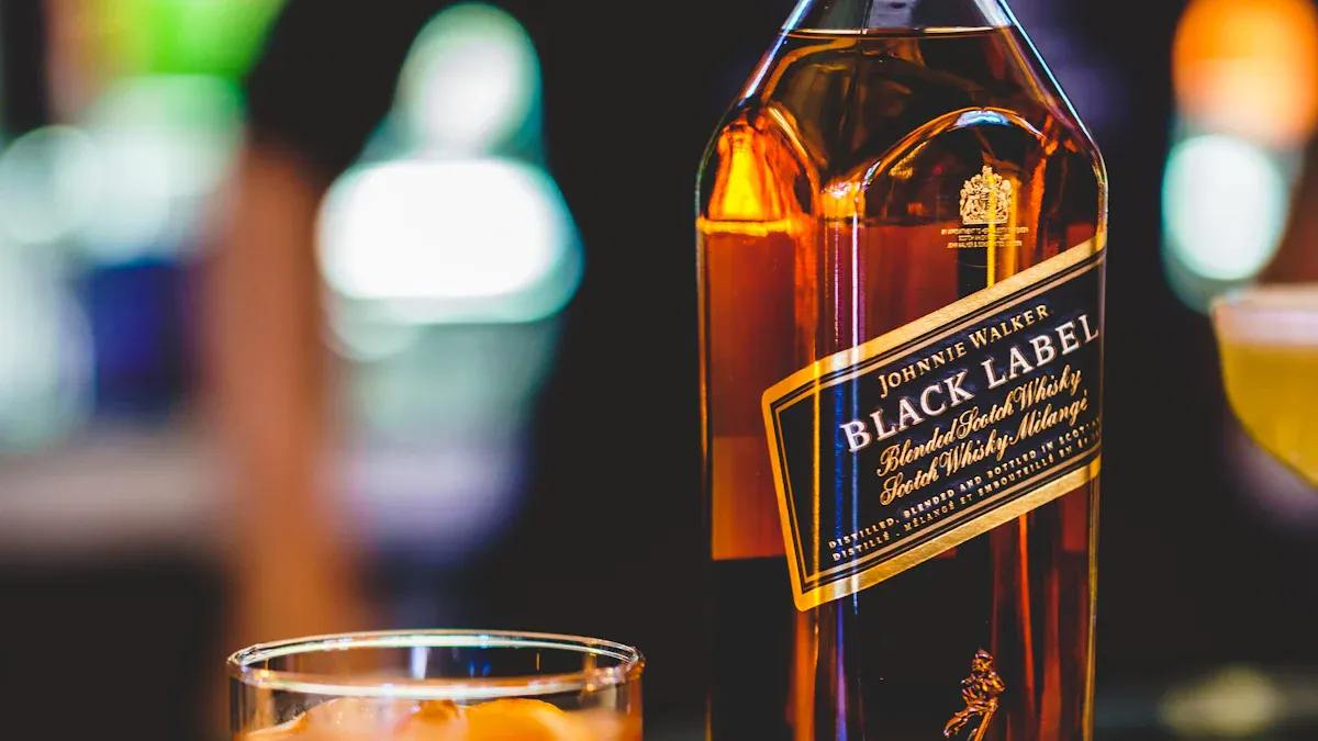 Vodka under the lights