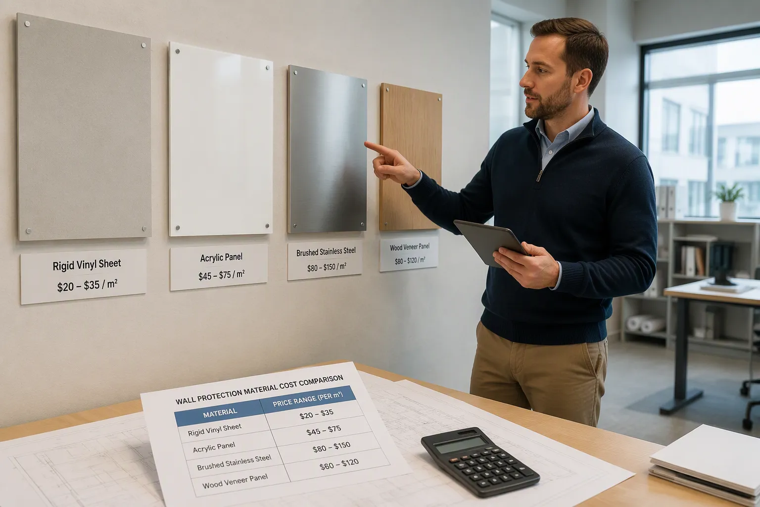 Material Costs Per Square Meter
