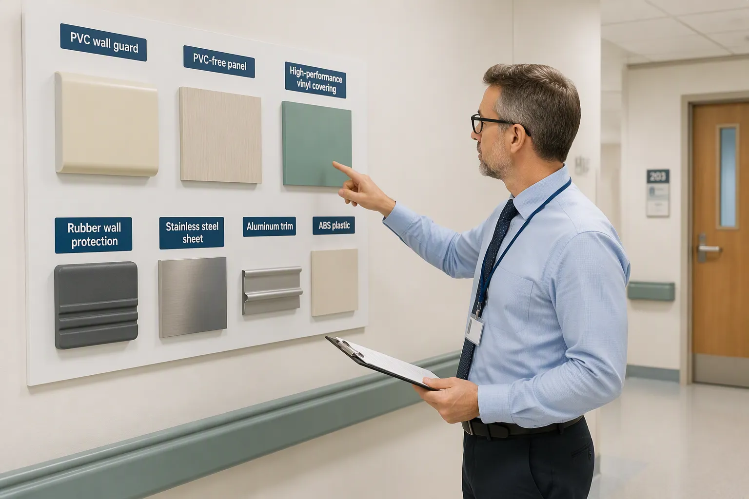 Compare Hospital Wall Protection Materials