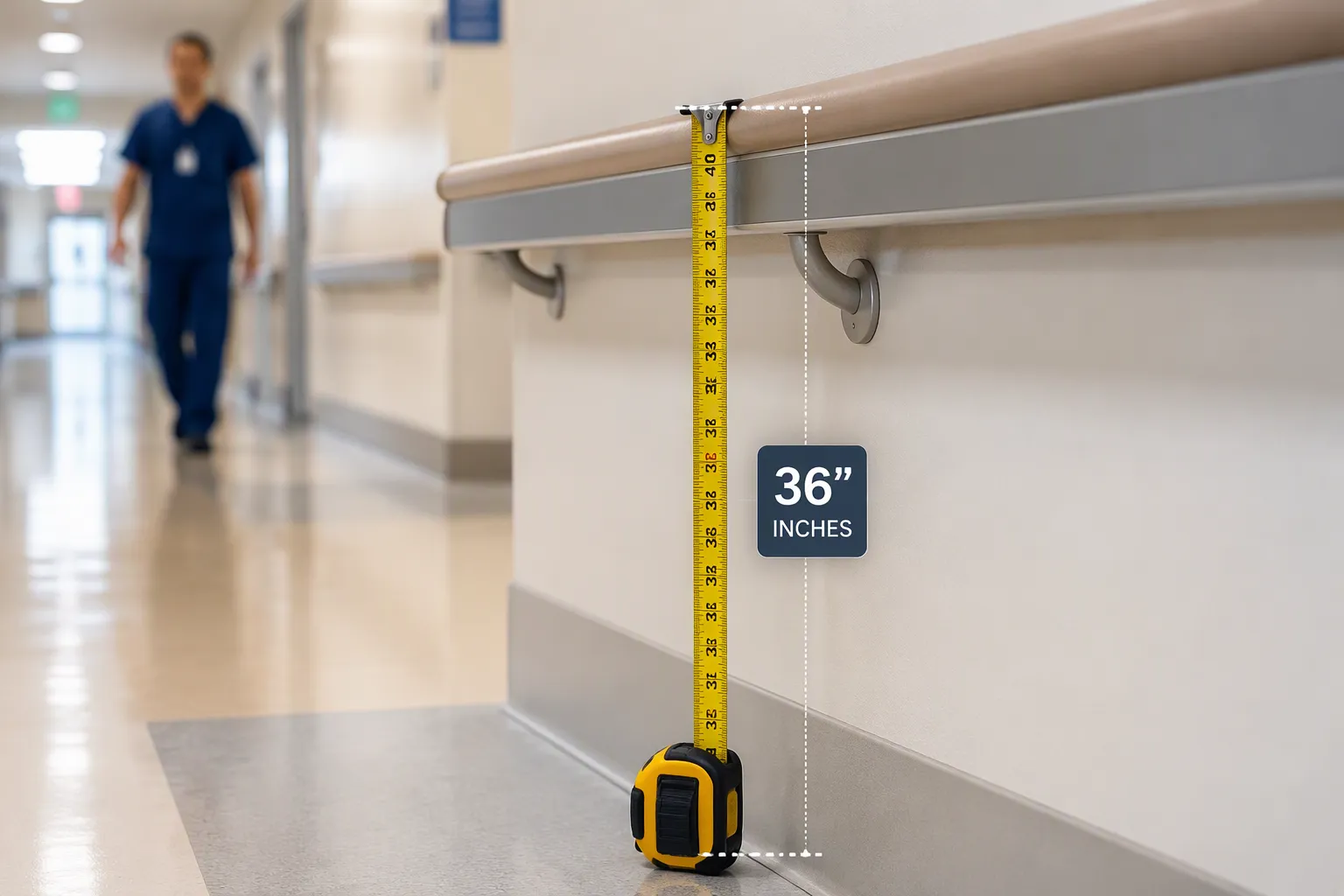 Hospital Handrail Height: The Standard