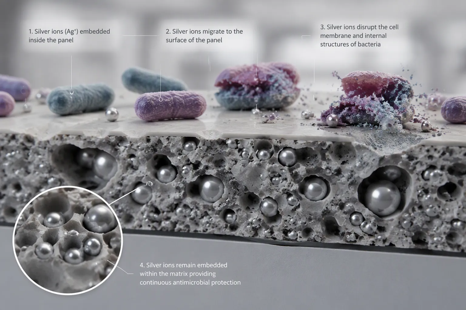 Inside Antimicrobial Wall Panels: Integration and Performance