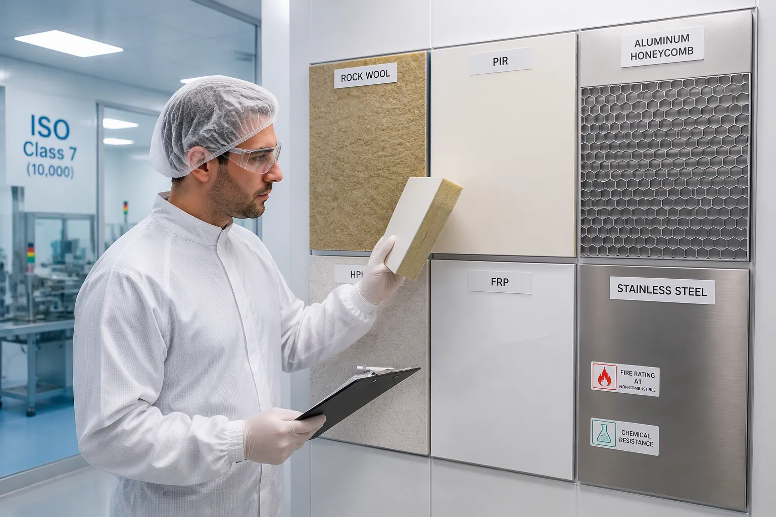 Cleanroom Wall Panel Materials