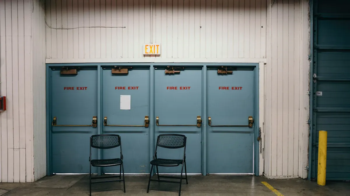 Fireproof doors for industrial buildings | Foshan Qi'an Fireproof Shutter Doors Co.,Ltd. Fireproof doors for industrial buildings