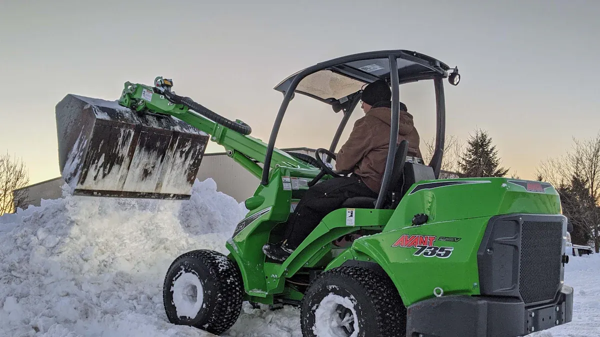 How to Use Riding Mowers for Autumn Leaf Cleaning and Winter Snow Removal