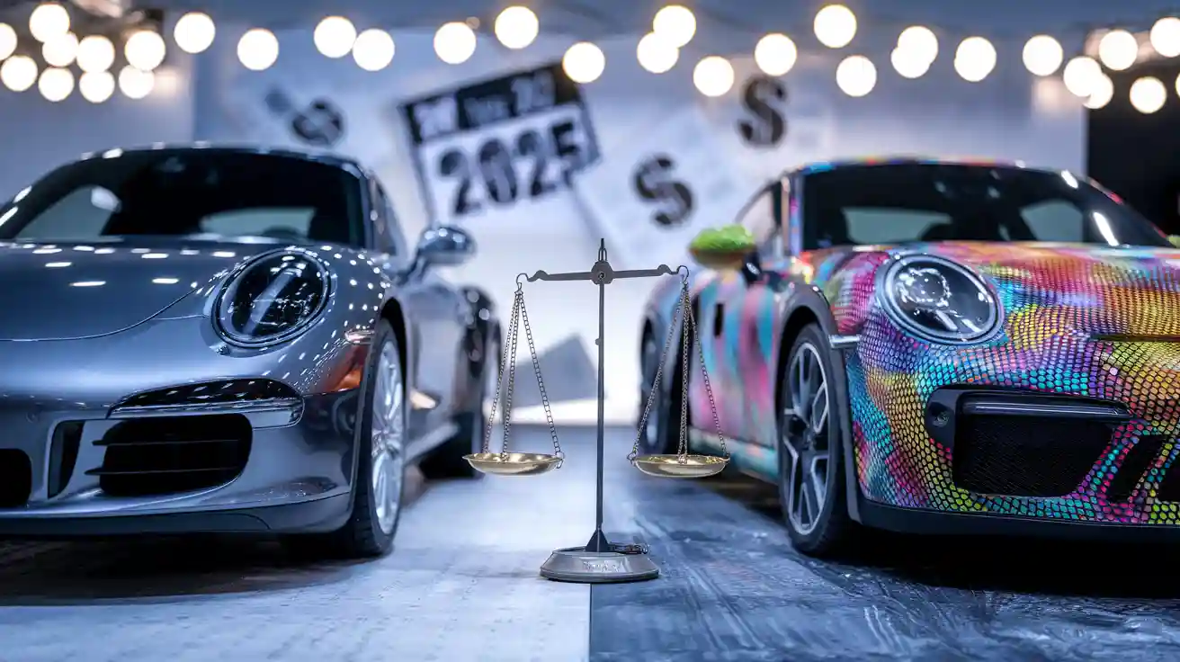Cost Comparison Car Wrapping or Painting in 2025