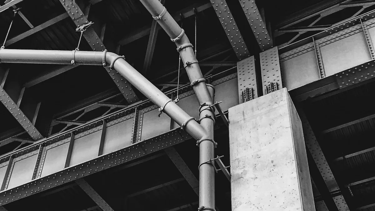 What is the best way to support pipes?