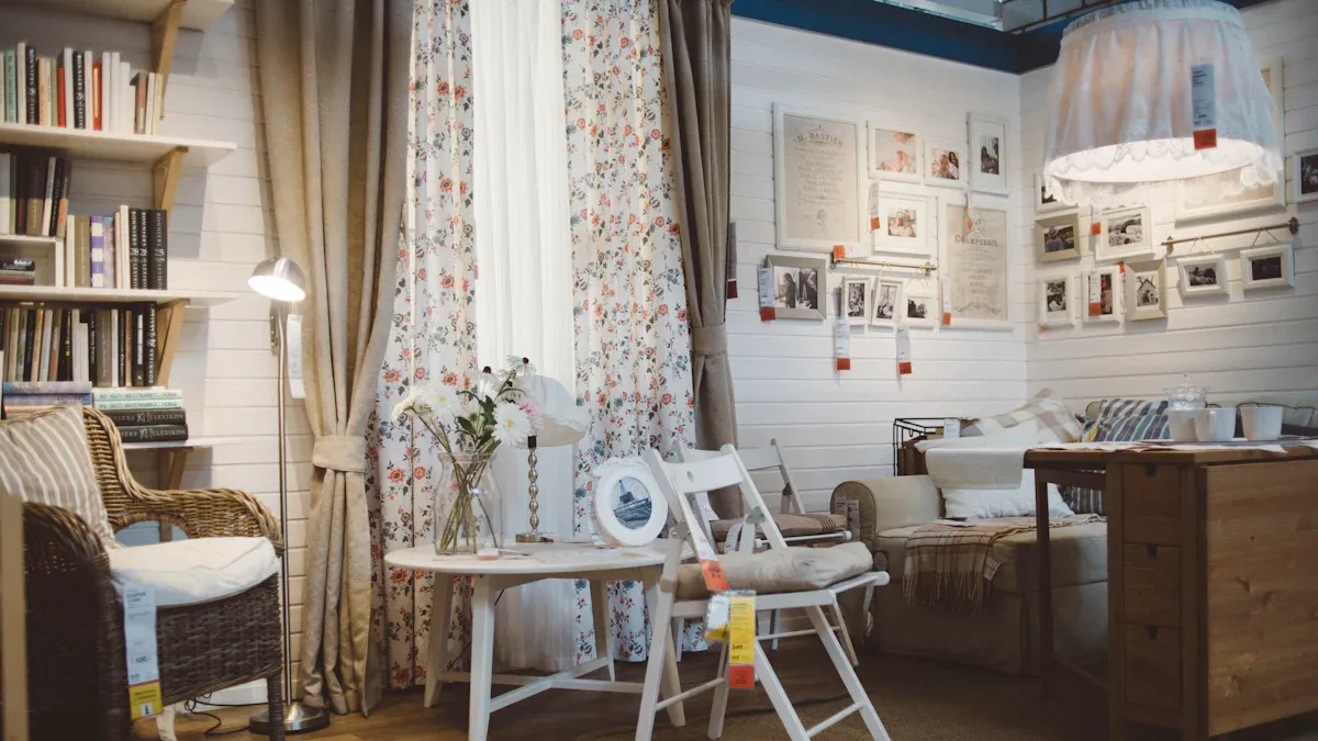 Patterns and Textures to Match Curtains with Sofas