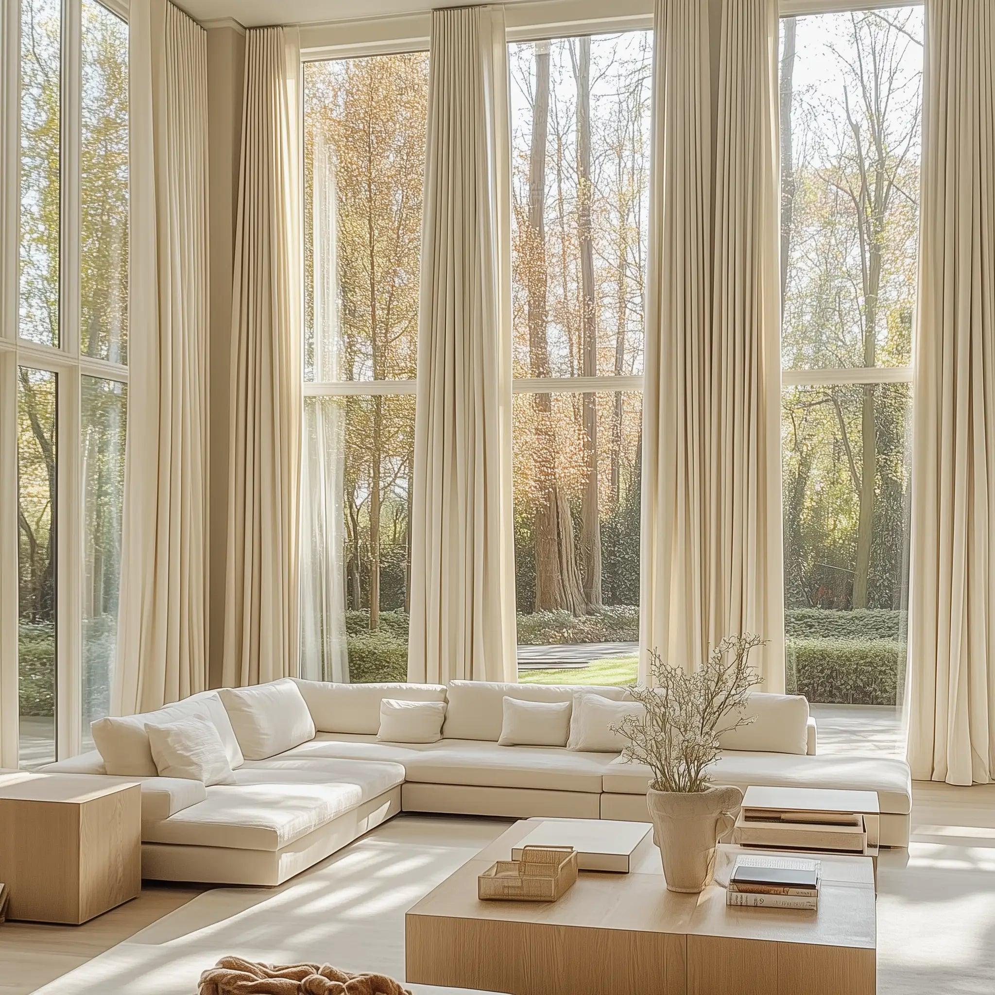 Why Extra-Long Curtains Work for Large Windows