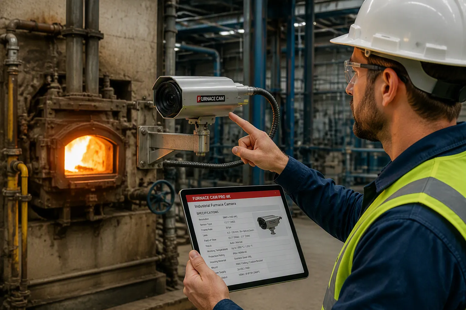 How to Choose the Right Furnace Camera for Your Plant