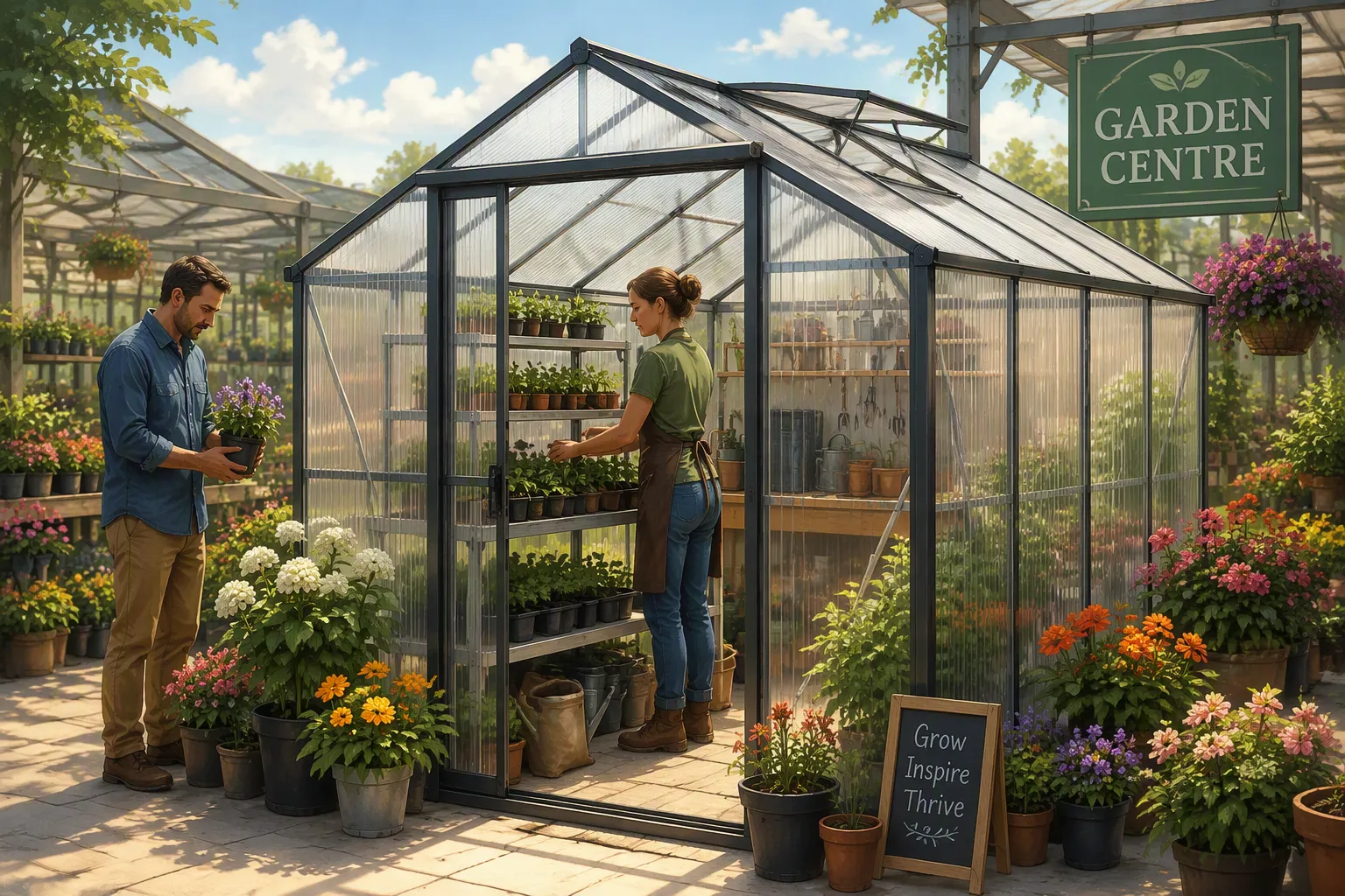 Why European Garden Centres Are Switching to Polycarbonate Hobby Greenhouses