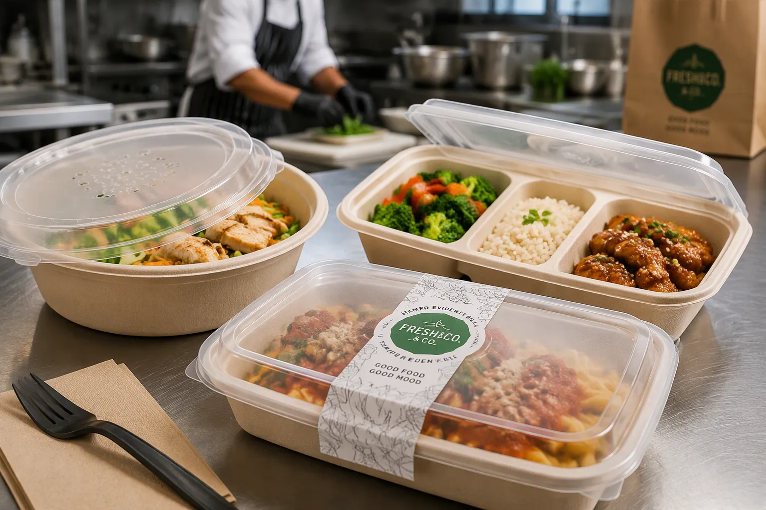 Types of Food Service Containers and Features