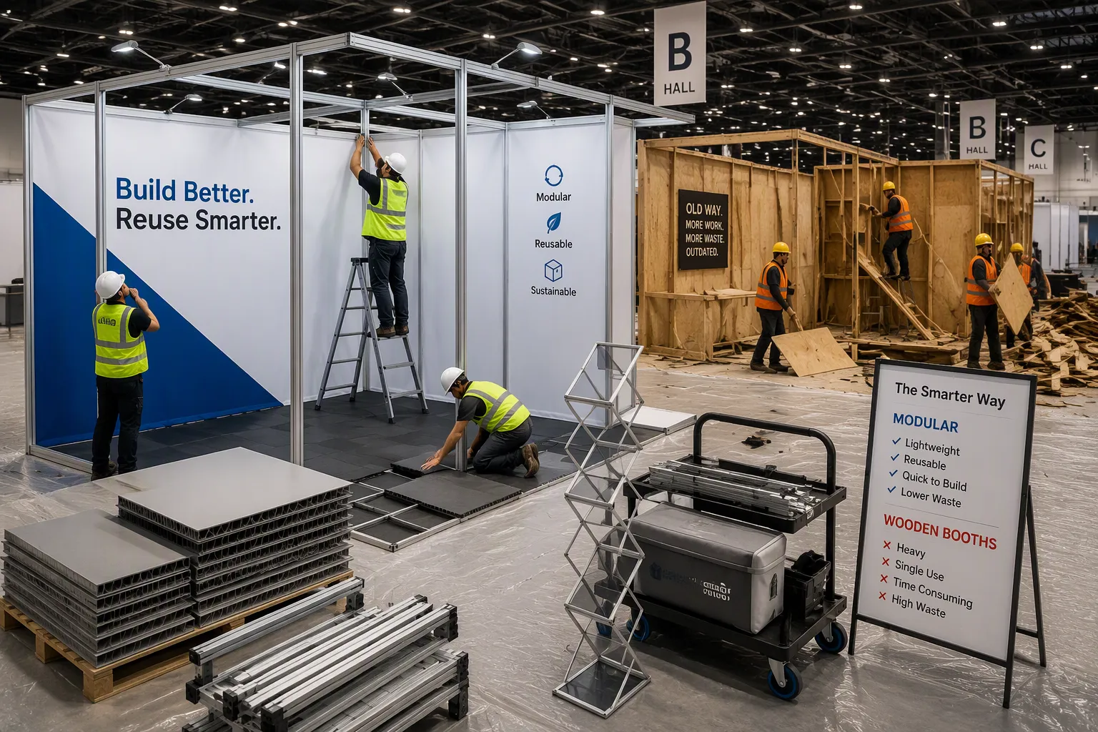 2026 Exhibition Construction Trend: The Shift from Custom Carpentry to Aluminum Extrusions