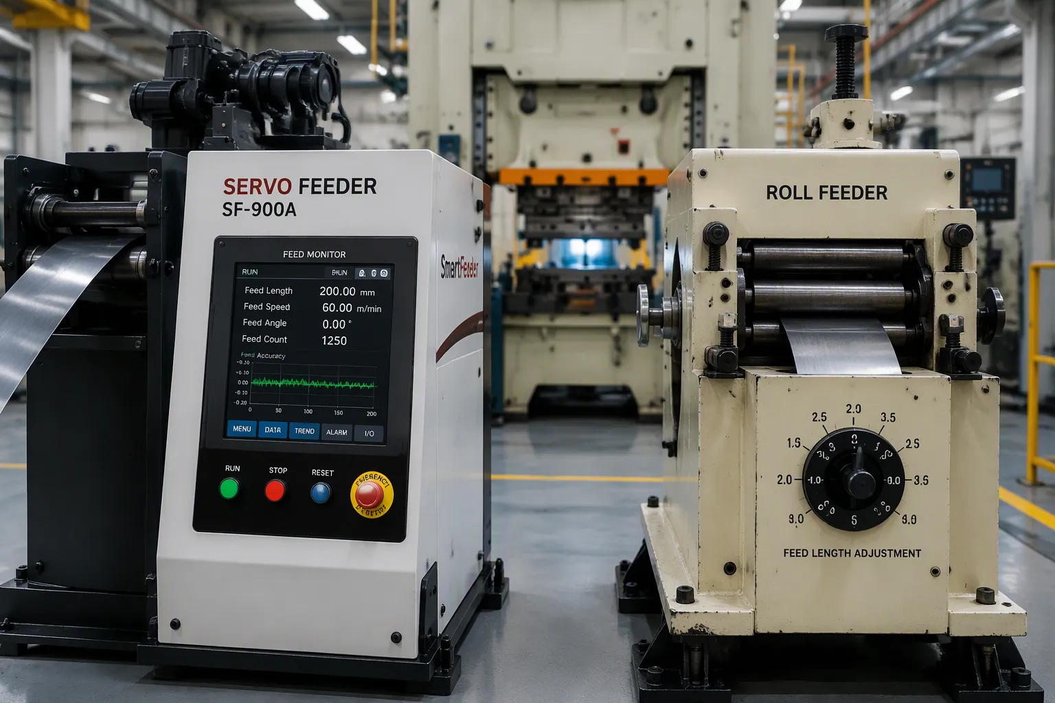 Servo Feeder vs. Roll Feeder: Key Differences