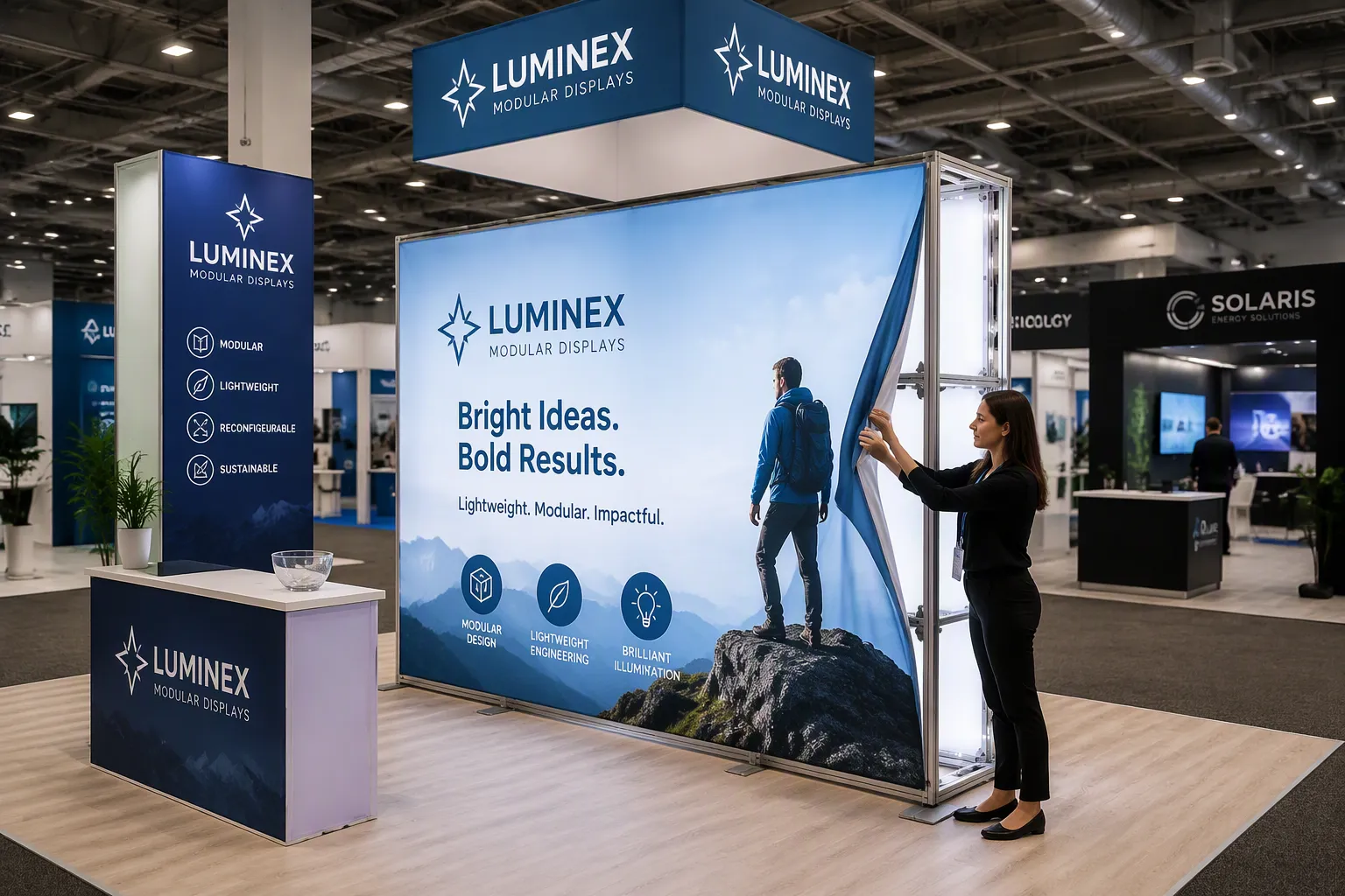 Inside Modular Trade Show Booths