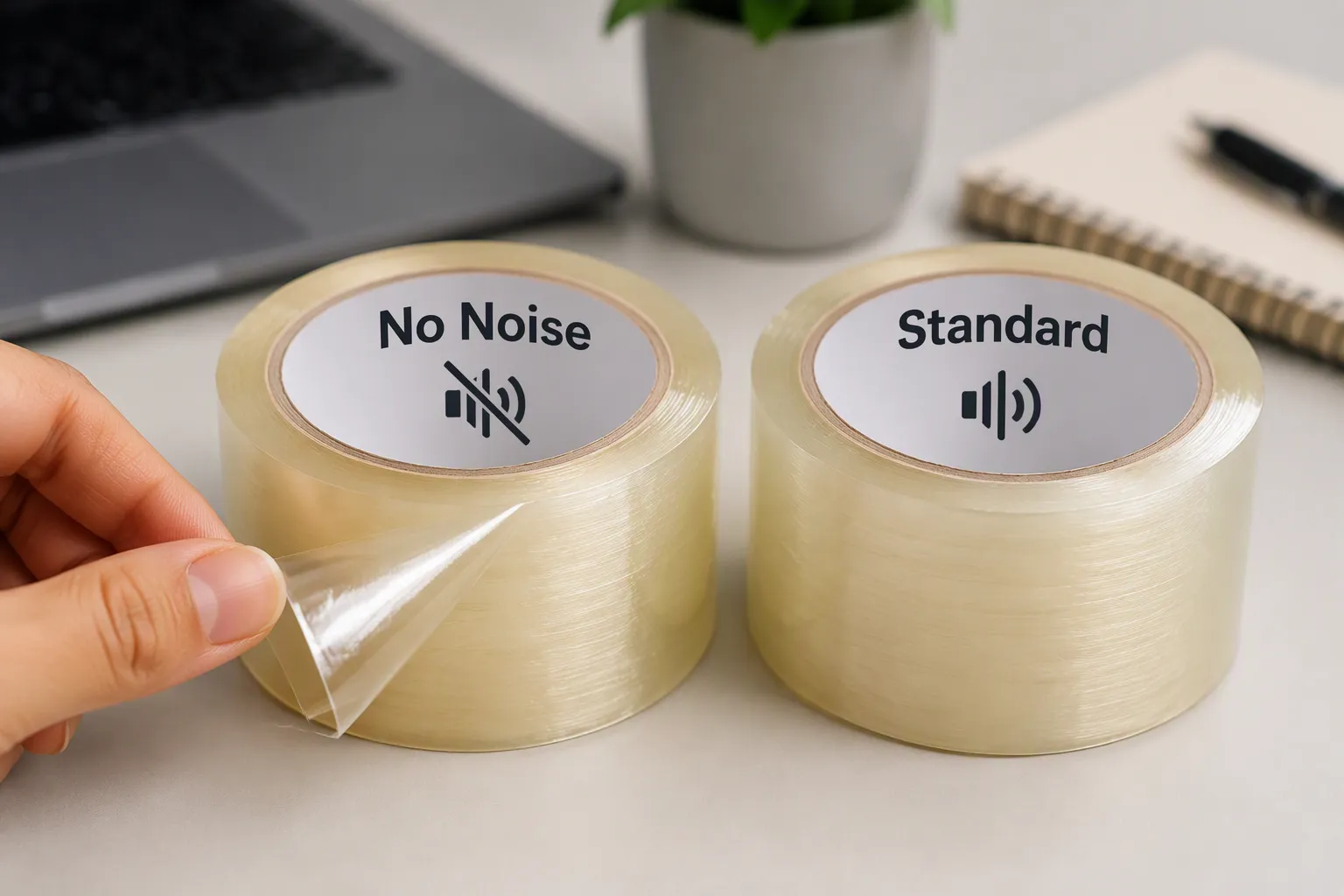 No Noise BOPP Tape vs Standard BOPP Tape – A 2026 Comparison Guide
