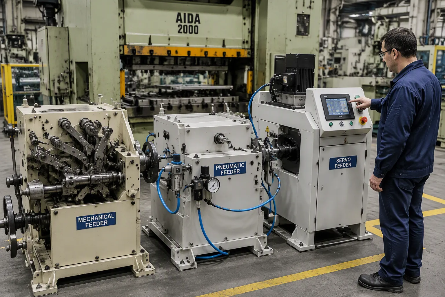 Comparison of Servo, Mechanical and Pneumatic Feeders Servo feeder compared with mechanical and pneumatic feeder technology