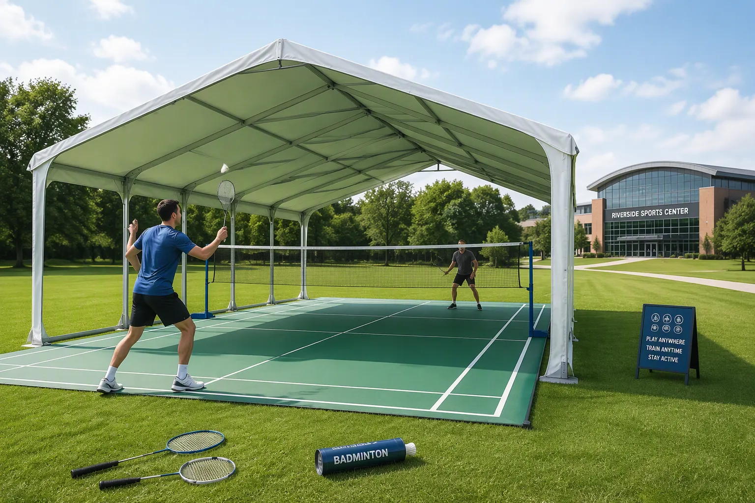 Why a Badminton Tent May Beat a Traditional Indoor Court