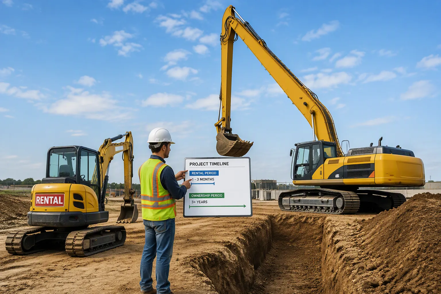 Heavy-duty customized excavator with extended telescopic boom for deep subway trenching