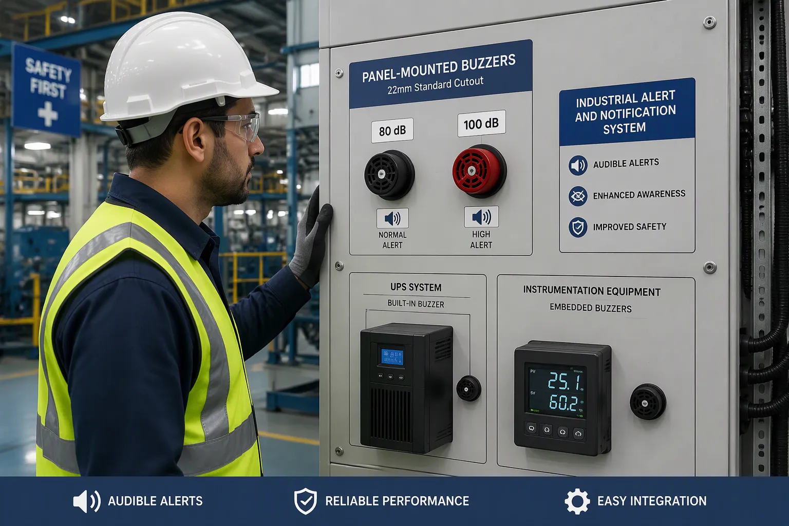 Industrial Applications of Buzzers in Equipment and Control
