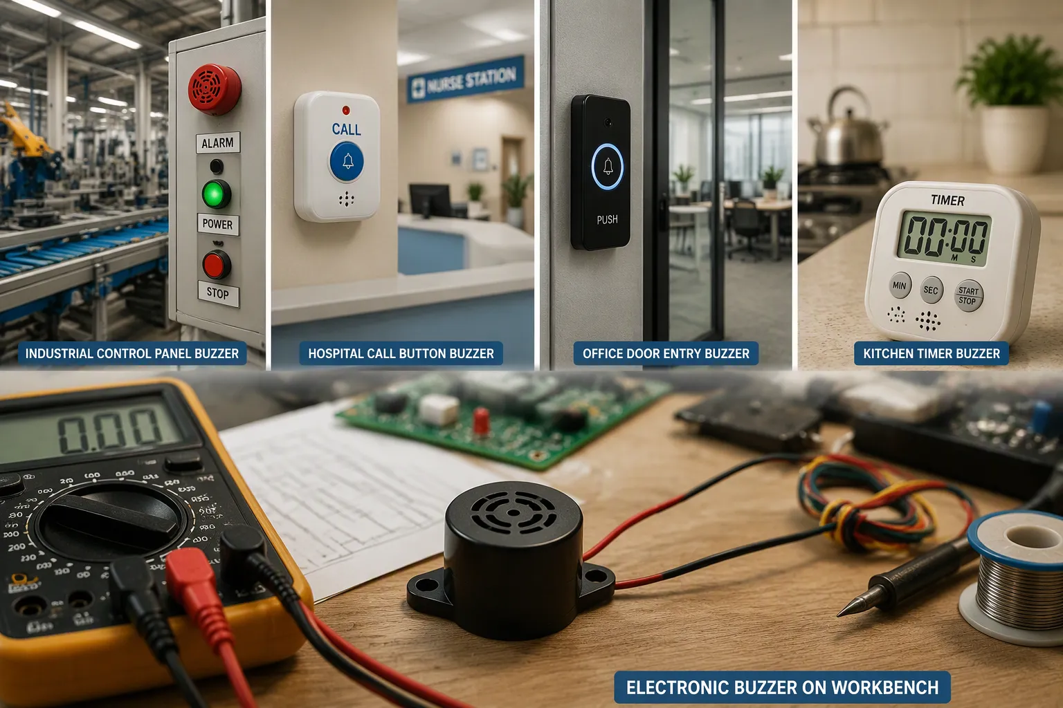 Where Are Buzzers Used? Applications Across Major Industries