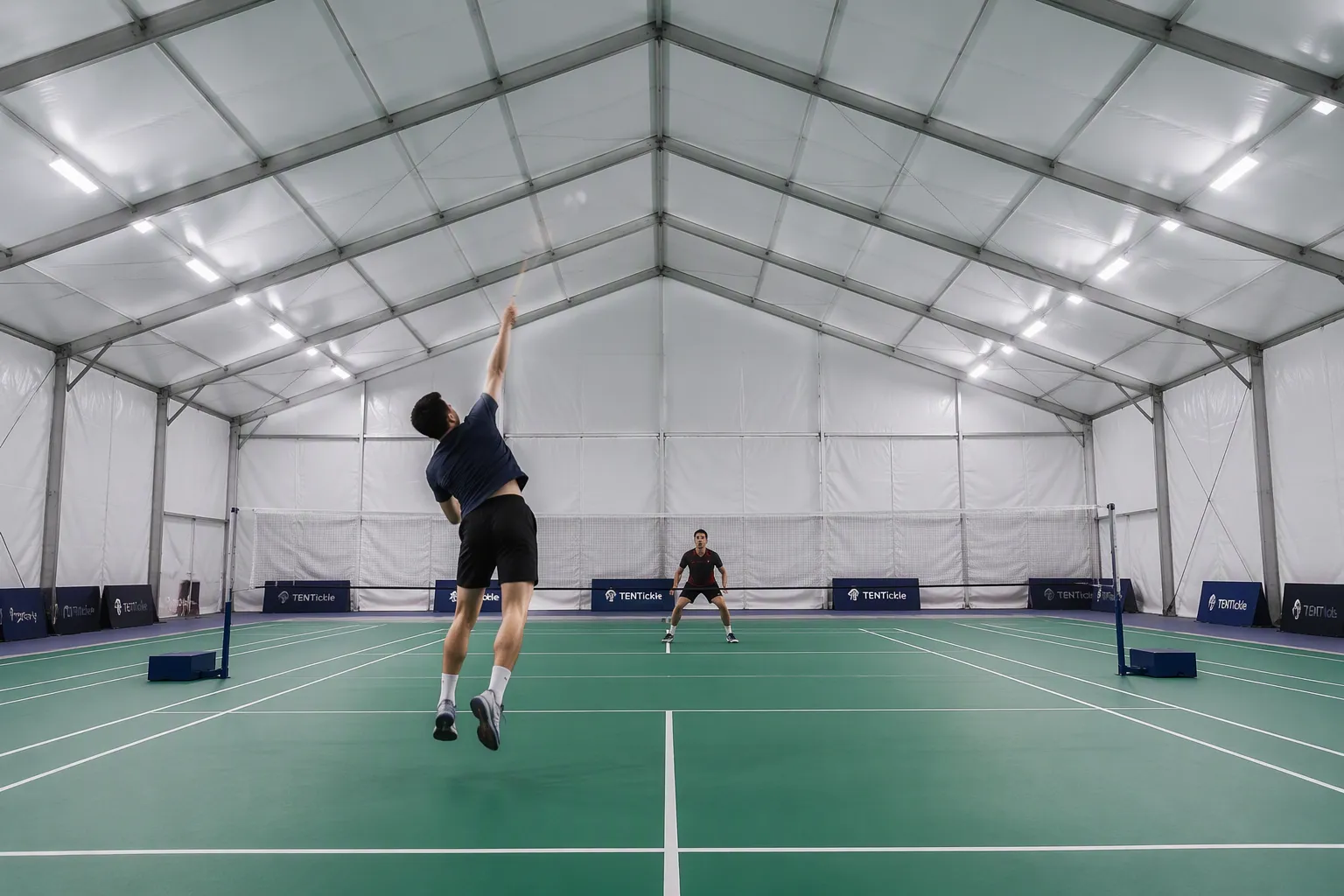Can a Sports Tent Match an Indoor Badminton Court?