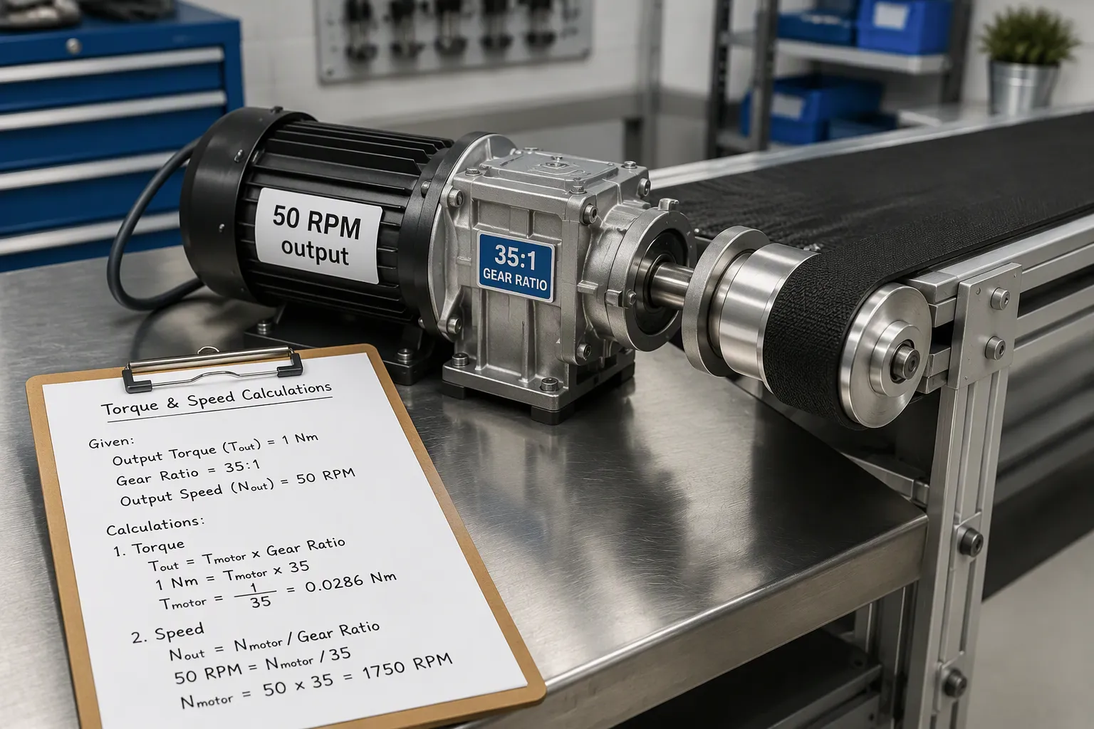 Motor Sizing: Load First for Low-Speed Applications