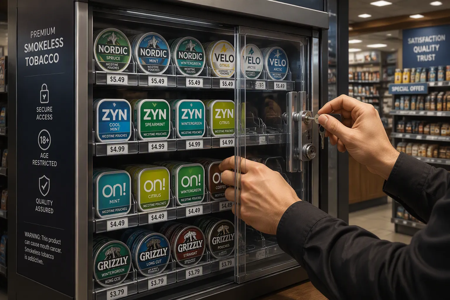 Key Features of a Smokeless Tobacco Display Rack