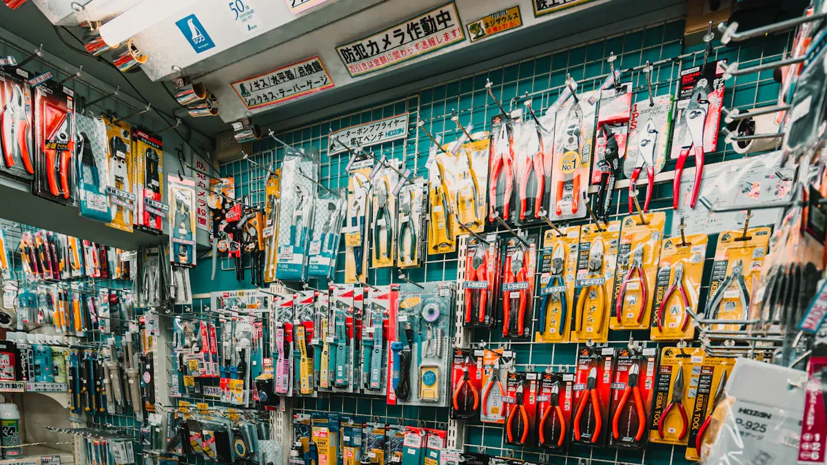 Organizing Merchandise with Display Rack Hooks