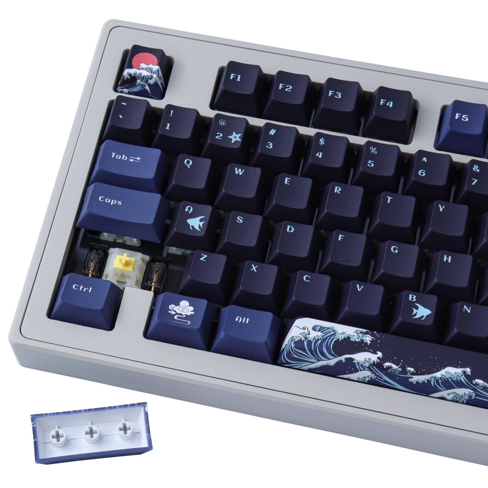 Black Coral Sea Keycaps Turn Typing Into an Ocean Adventure