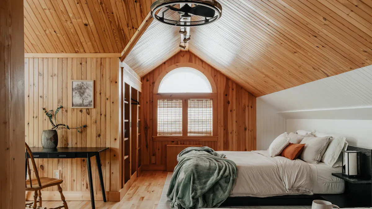 Avoid Beams and Sloped Ceilings