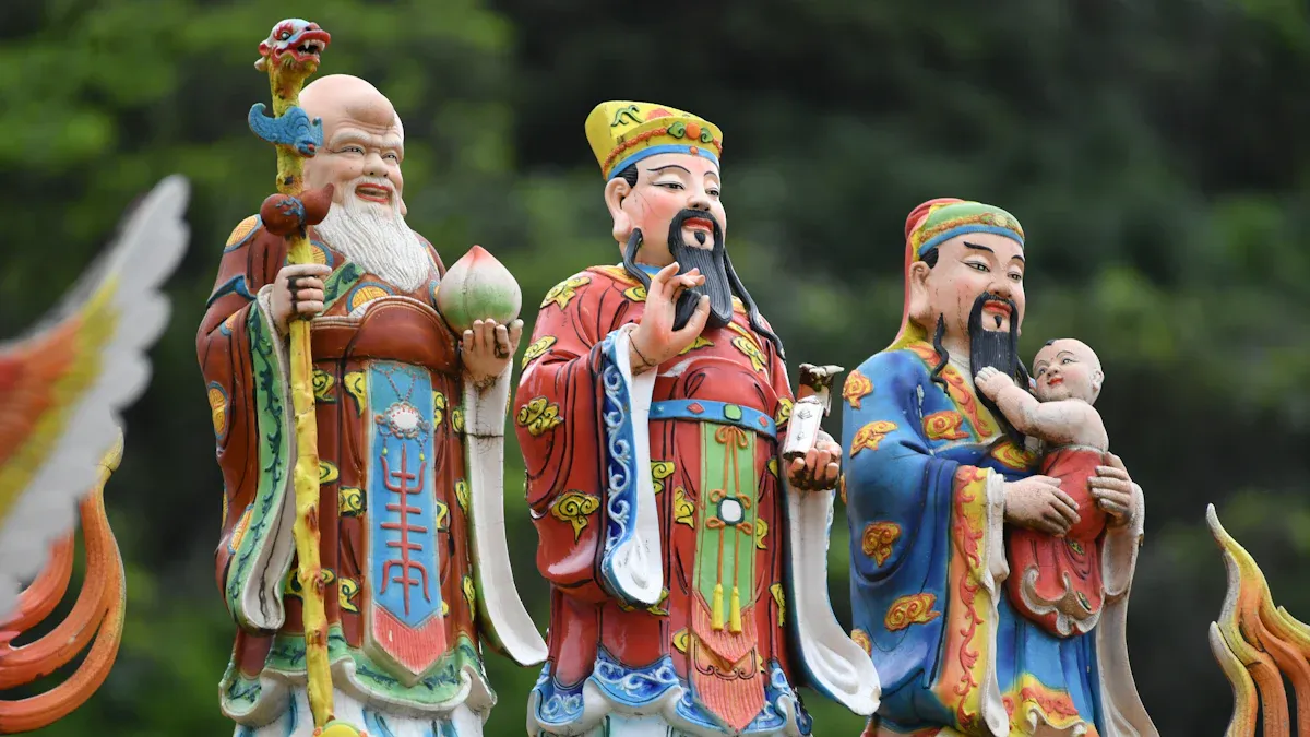 Gods of Feng Shui Fuk Luk Sau
