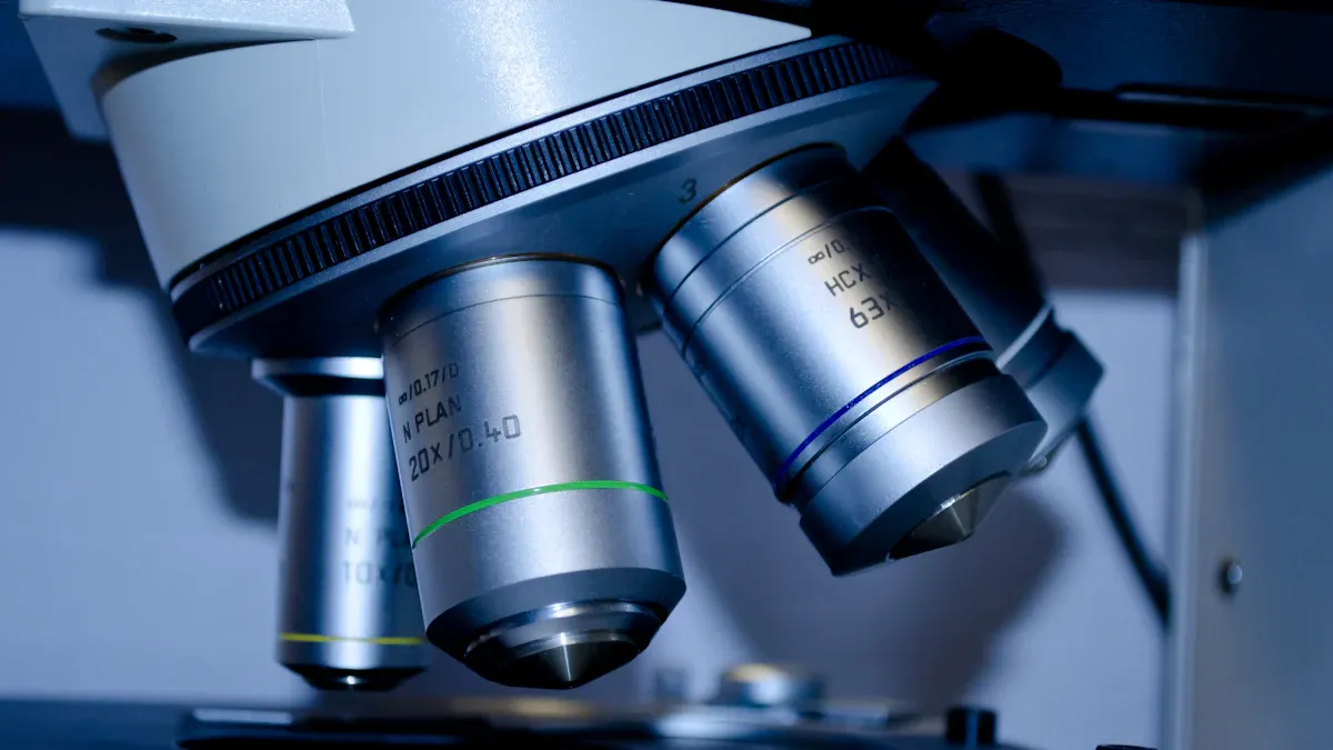 Smallest Lens on a Microscope