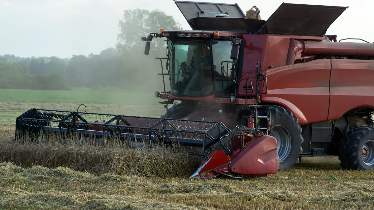 Combine harvester basics and how they operate in 2025