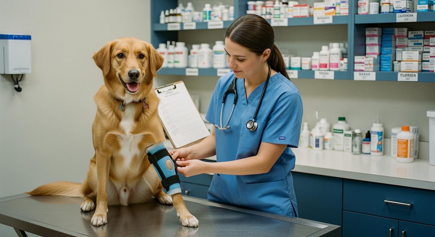 Dog knee brace product evaluation for veterinary channel sourcing