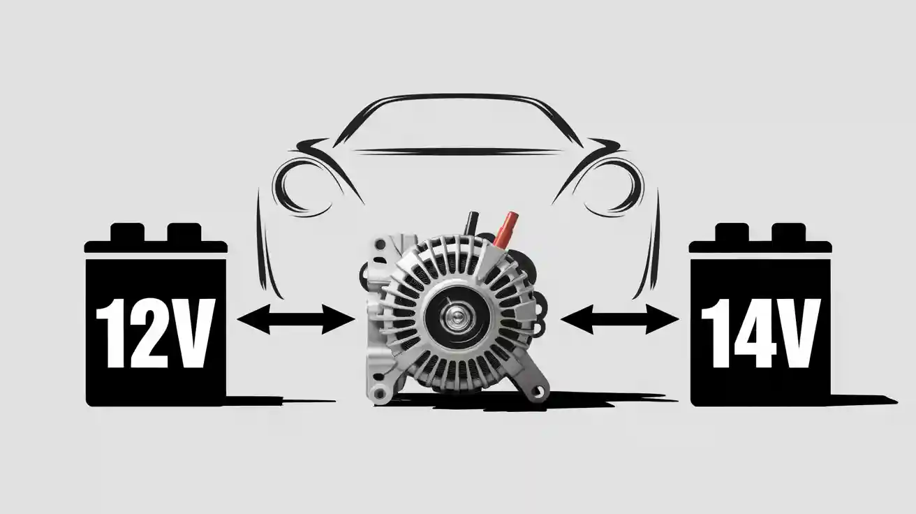 difference between a 12V and 14V alternator