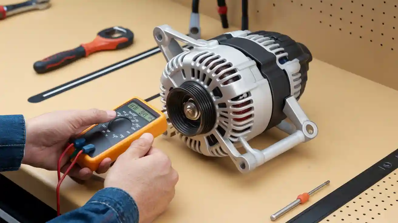 The proper way to test an OEM alternator