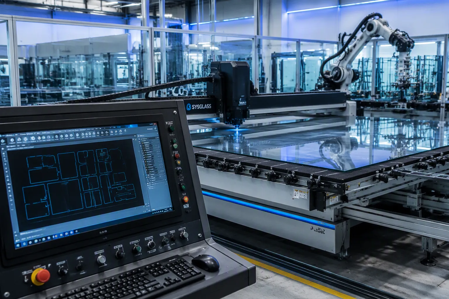 Fully Automatic CNC Glass Cutting Machines
