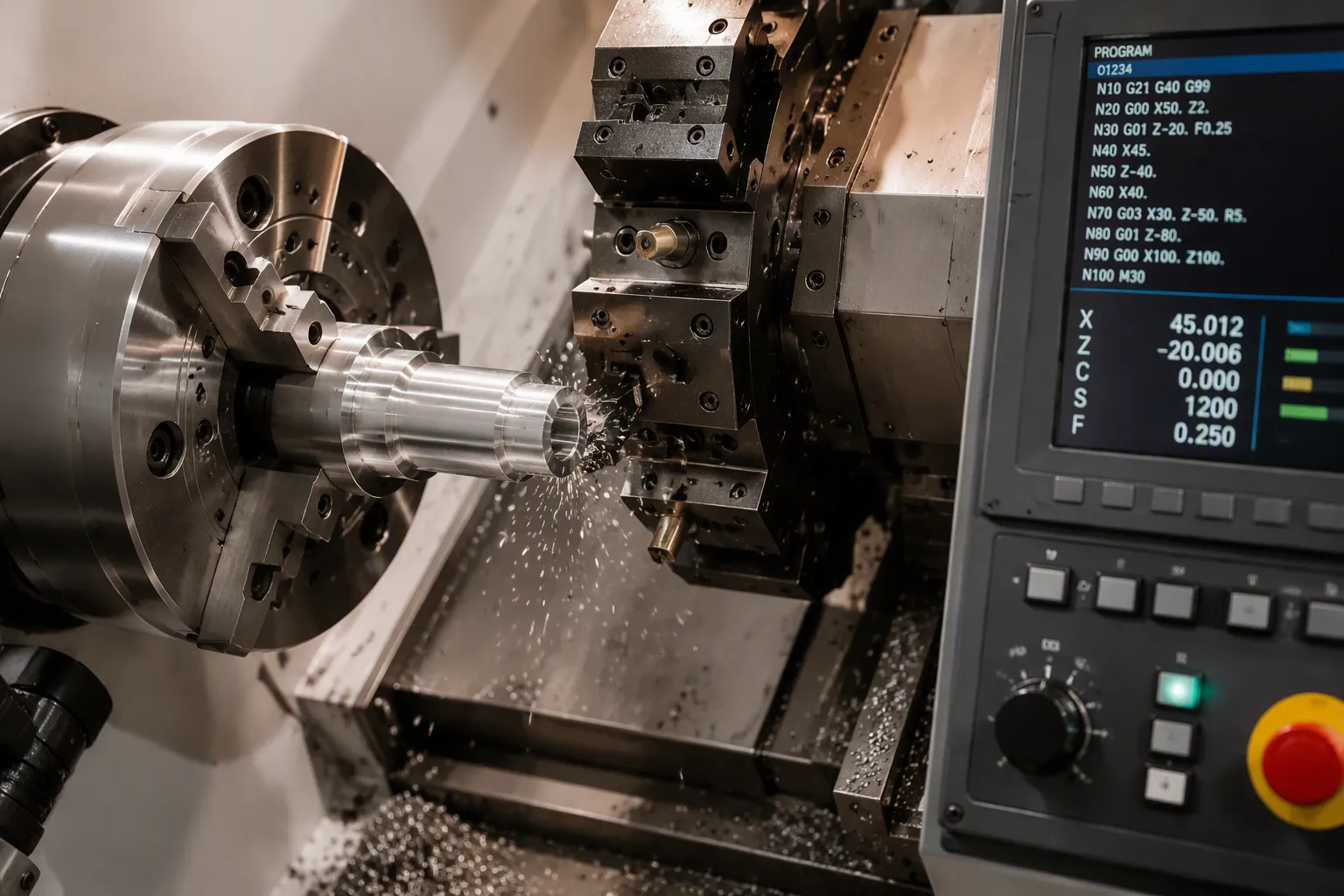 Common CNC Lathe Operations and Processes