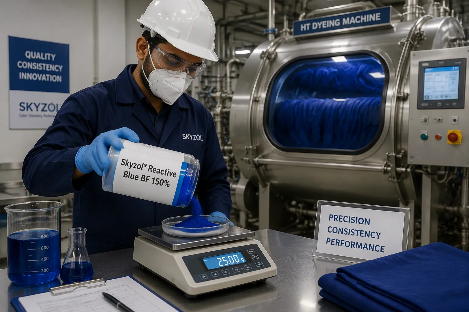High Color Yield of Skyzol&reg; Reactive Dyes