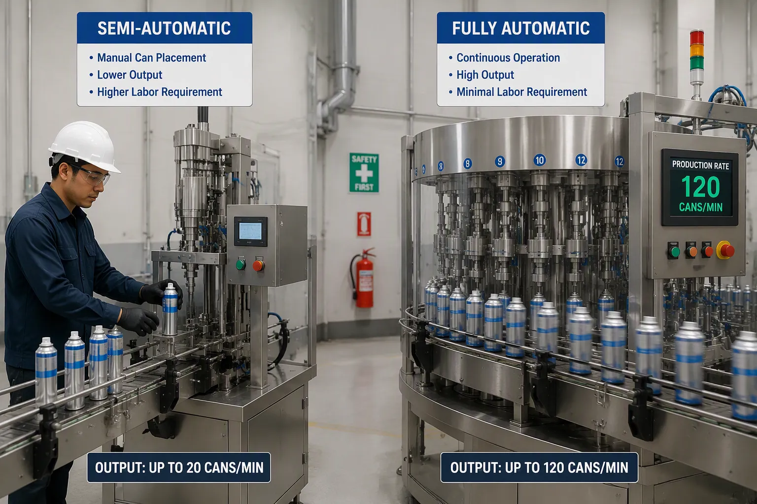 Semi-Automatic vs Automatic Filling Machine: Key Differences