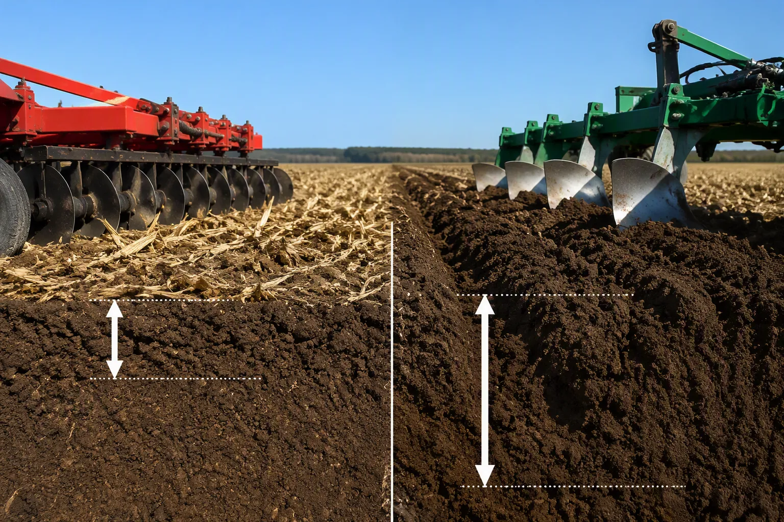 Key Differences: Disc Harrow vs. Moldboard Plow