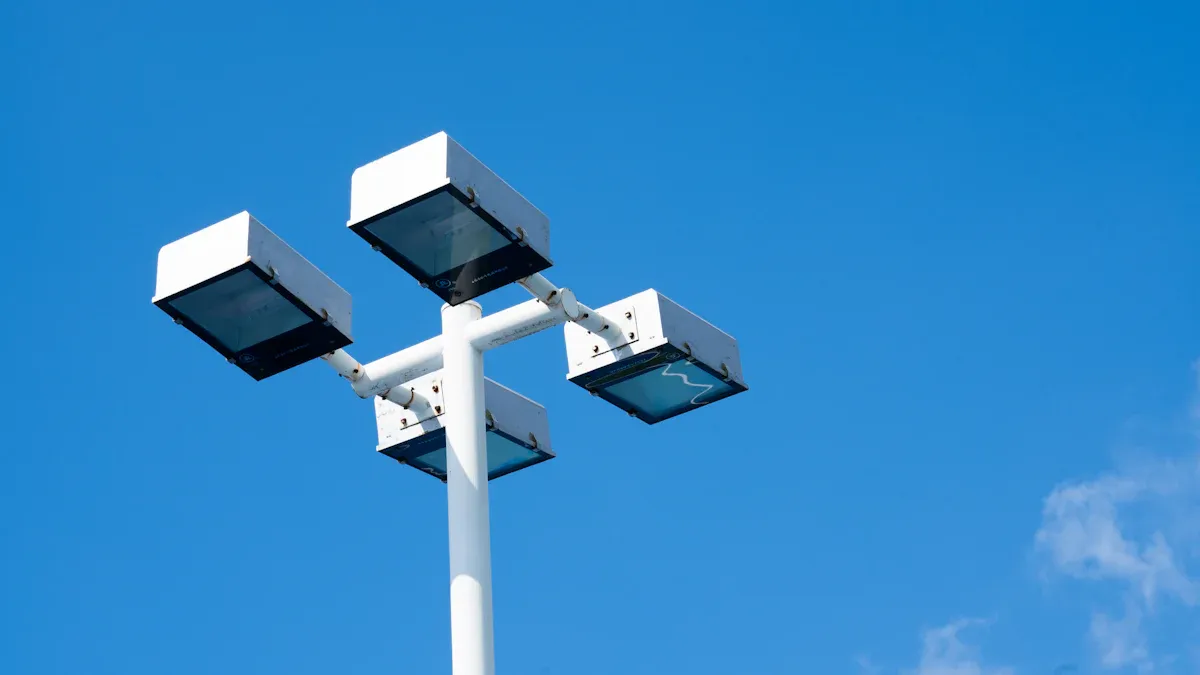 The Best All-in-One Solar Street Light for Parking Lots & Commercial Areas