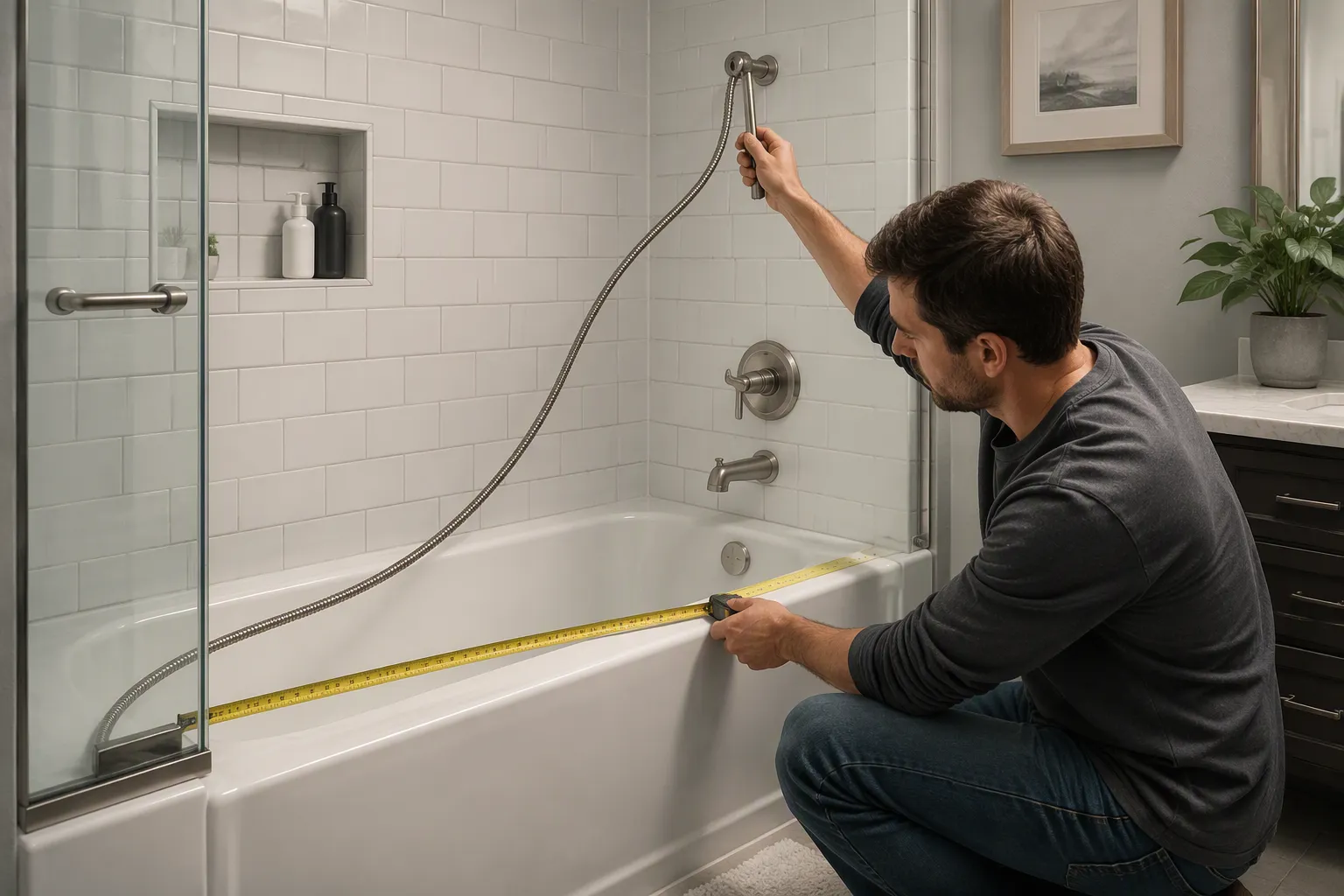 Choosing Your Shower Head Hose Length