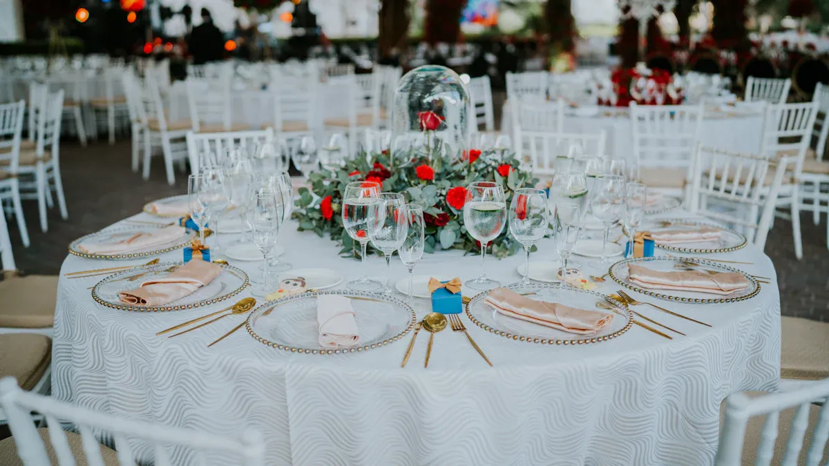 70 Inch Round Tablecloth Fit