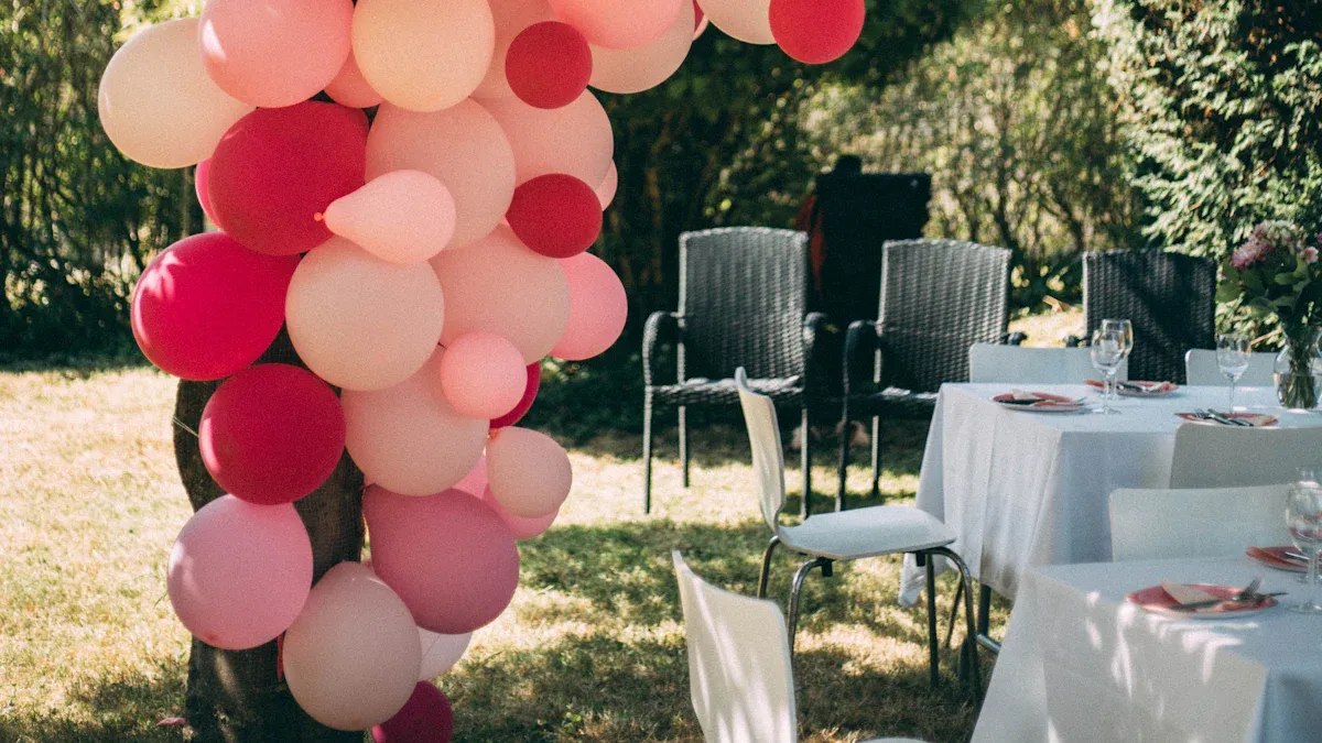 Want a Gorgeous Christmas Balloons Arch? Try This