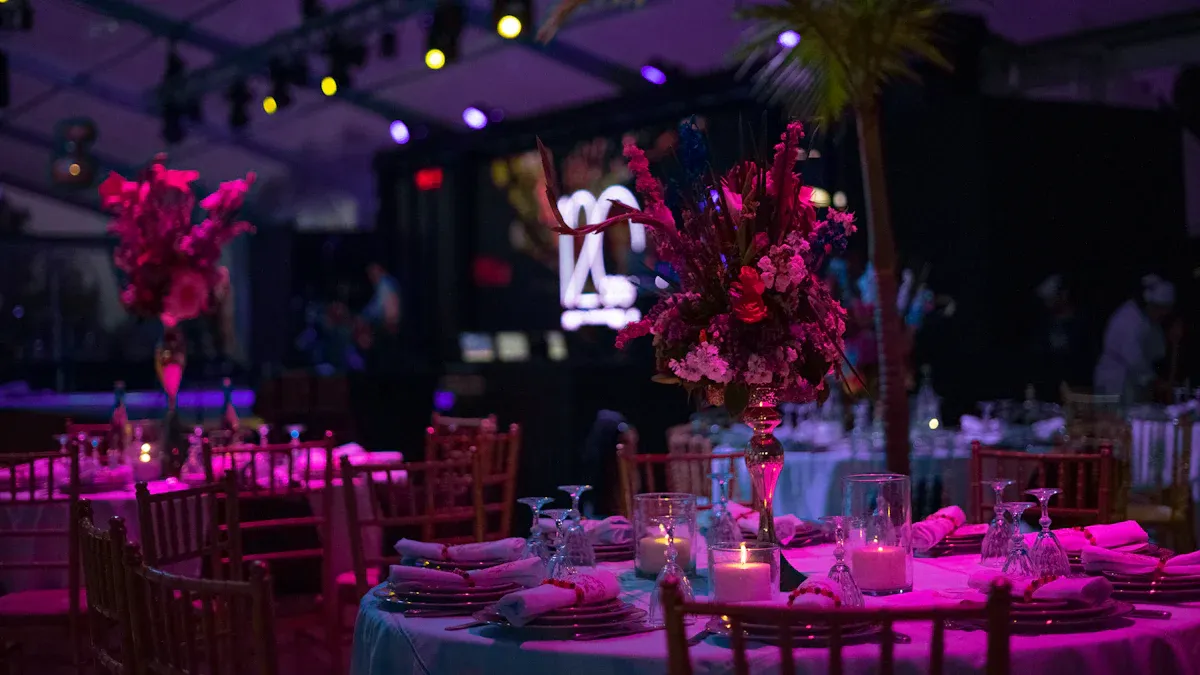 Color Impacts Event Ambiance